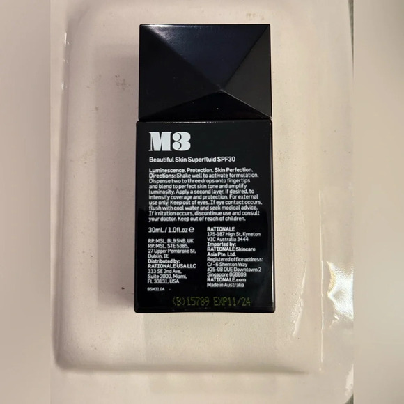 MAKEUP RATIONALE Beautiful Skin Superfluid Foundation SPF30 Color M3 - Picture 5 of 7